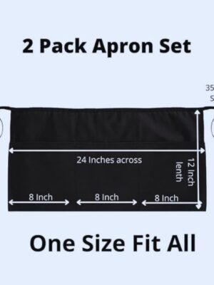 Half Aprons – Pack of 2 (Personalisation available-02