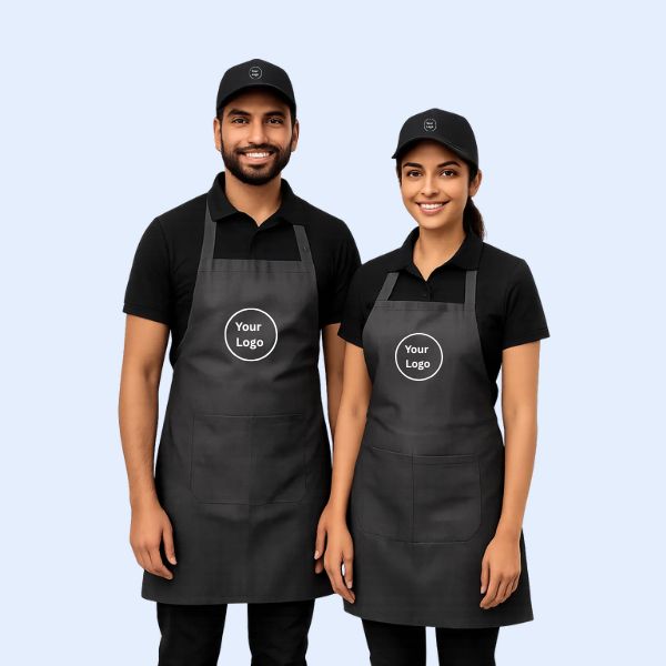 Riri Co. Server Pack Of 5 (5 Aprons, 5 T-Shirts, 5 Caps) Personalization Available